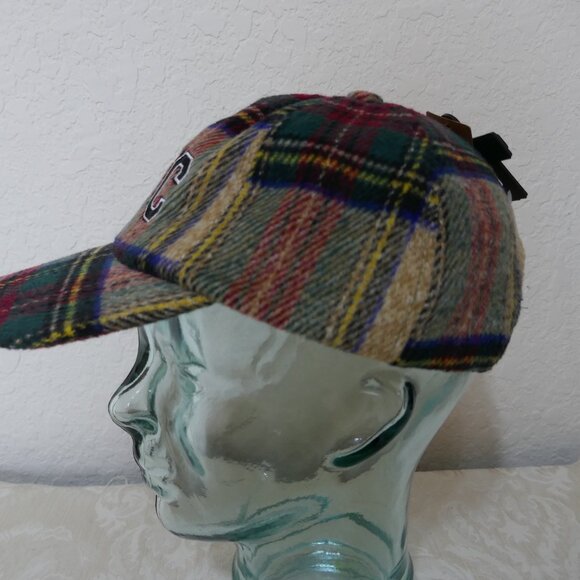 Steve Madden NYC Tartan Brushed Adjustable Baseball Hat Cap SMA 4172 Brick OS - Picture 11 of 16